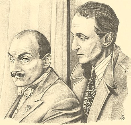 Poirot_with_Hastings_by_CeskaSoda